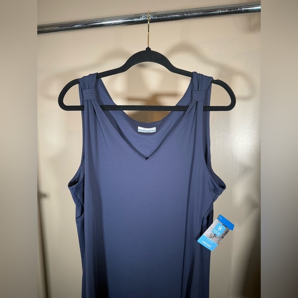 NWT Columbia Chill River Midi Dress Blue size 1X - Picture 5 of 8